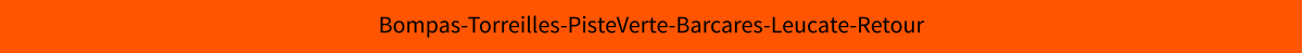 Bompas-Torreilles-PisteVerte-Barcares-Leucate-Retour