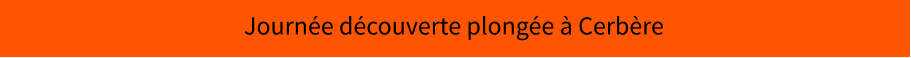 Journée découverte plongée à Cerbère