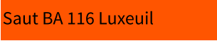 Saut BA 116 Luxeuil